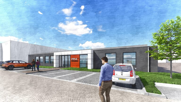 Nieuwbouw en verbouw bedrijfspanden MH Hydraulics