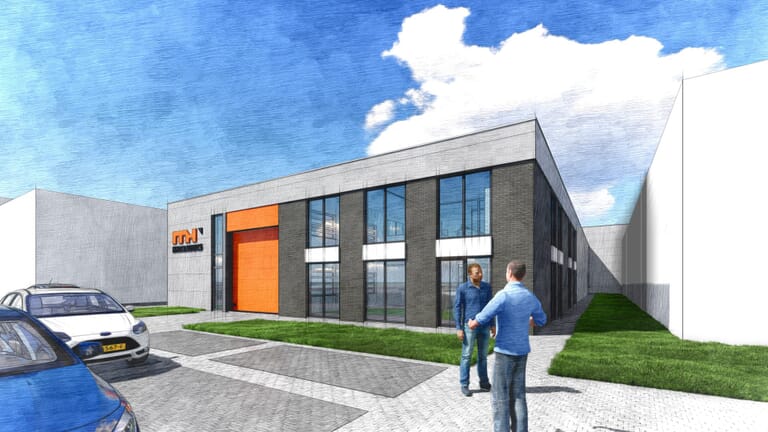 Nieuwbouw en verbouw bedrijfspanden MH Hydraulics