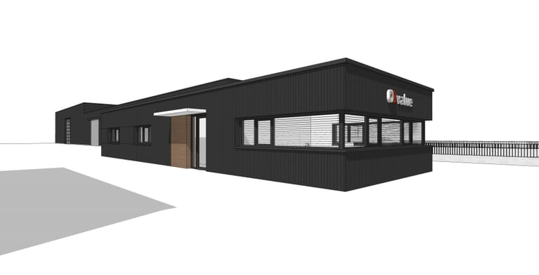 Nieuwbouw portiersgebouw OQ Value BV Sas van Gent