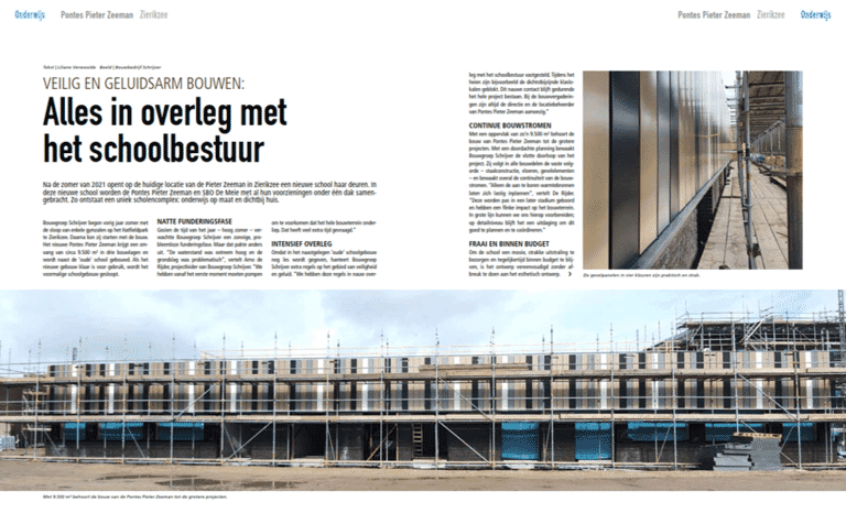 Artikel Stedenbouw schoolgebouw Pontes Pieter Zeeman Zierikzee