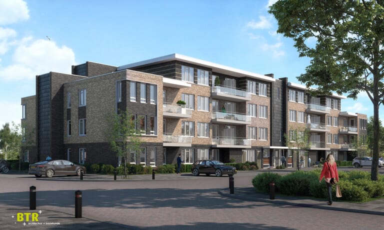 Nieuwbouw 38 appartementen "Oranjehof" Puttershoek