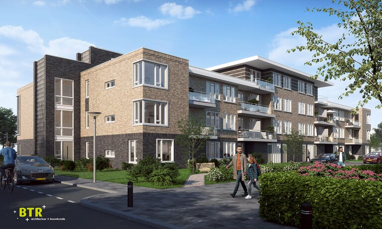 Nieuwbouw 38 appartementen "Oranjehof" Puttershoek