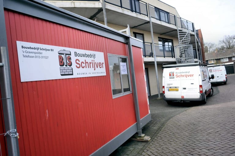 Gevelrenovatie 140 woningen Rilland