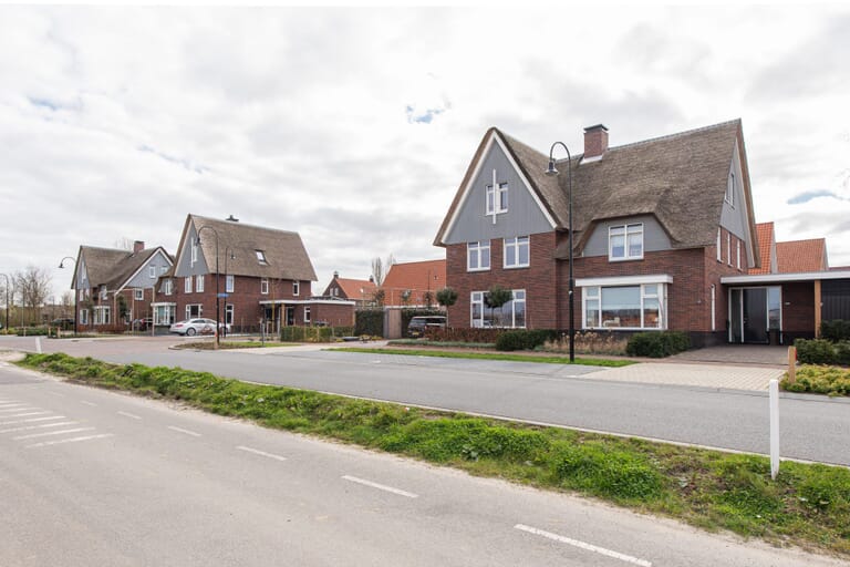 Dorpsvilla's met rieten kap