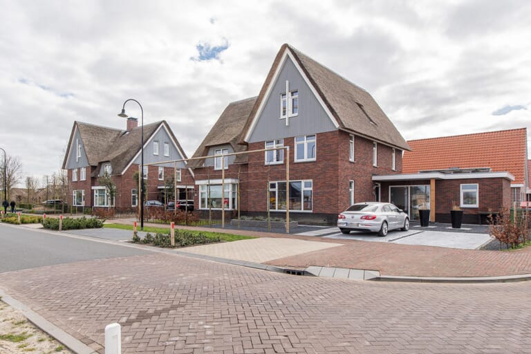 Dorpsvilla's met rieten kap