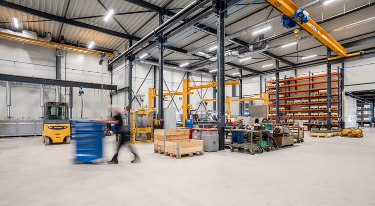 Nieuwbouw en verbouw bedrijfspanden MH Hydrailics