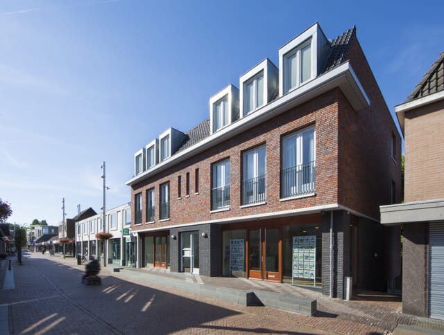 Nieuwbouw winkels en appartementen