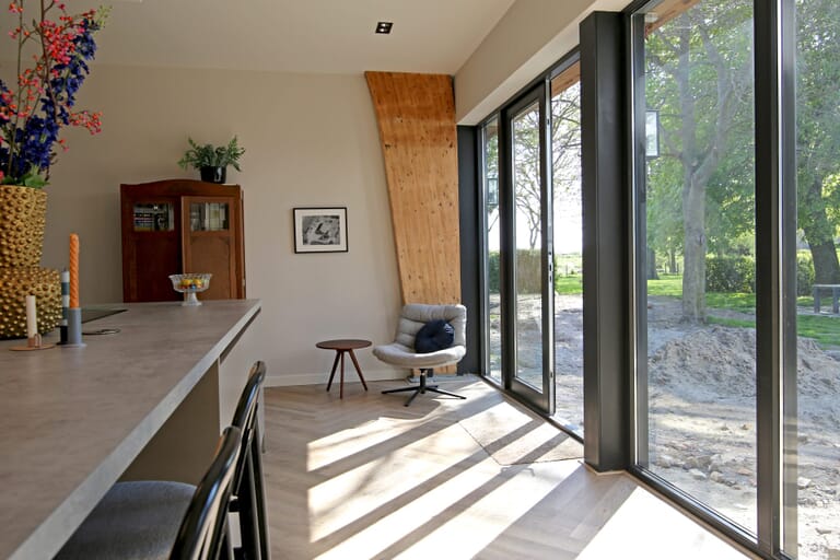 Renovatie woning met loods