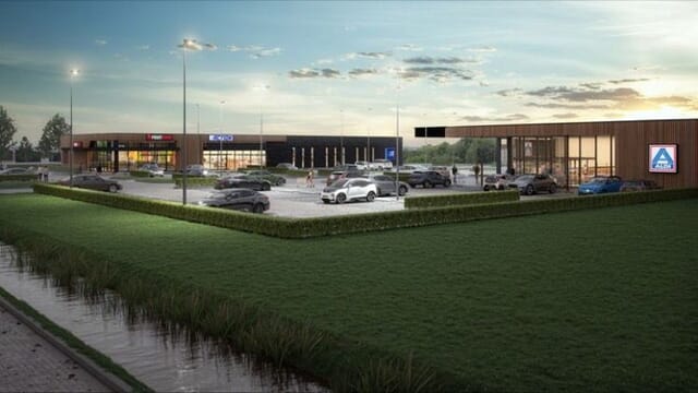 Nieuwbouw Aldi, Action en Fruitshop
