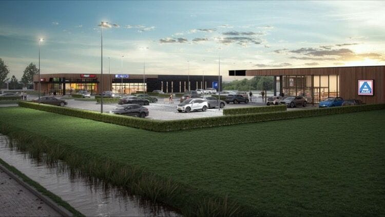 Nieuwbouw Aldi, Action en Fruitshop