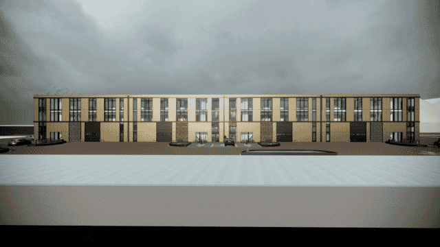 Nieuwbouw bedrijfsgebouw 'Het Magazijn' RDM Campus Rotterdam