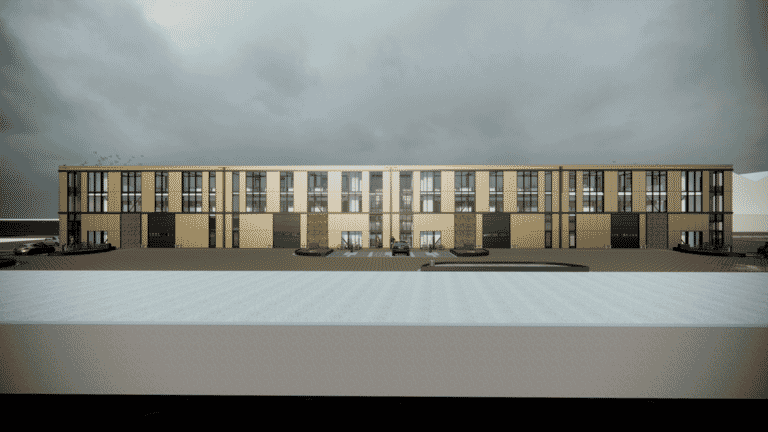 Nieuwbouw bedrijfsgebouw 'Het Magazijn' RDM Campus Rotterdam