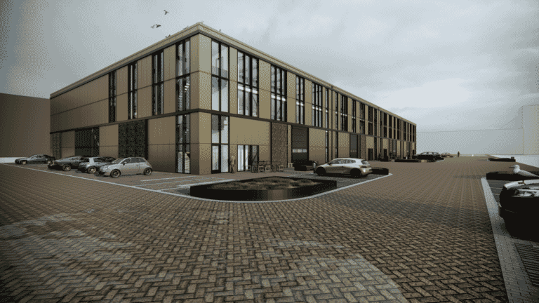 Nieuwbouw bedrijfsgebouw 'Het Magazijn' RDM Campus Rotterdam
