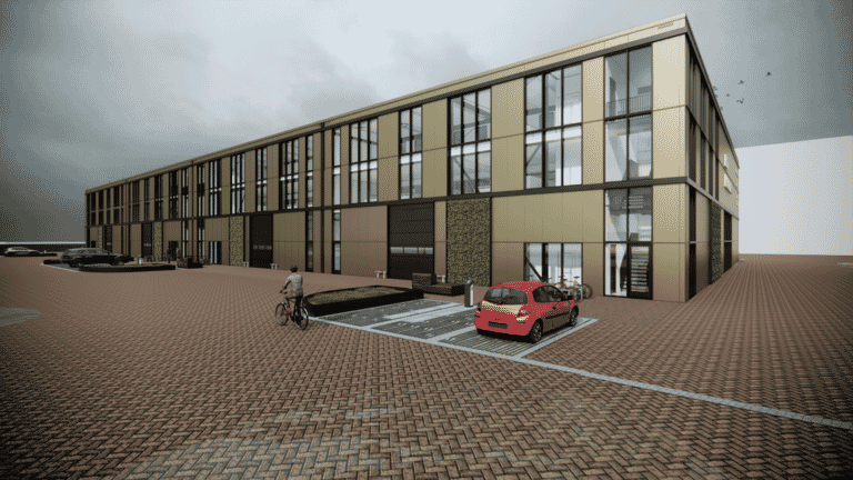 Nieuwbouw bedrijfsgebouw 'Het Magazijn' RDM Campus Rotterdam