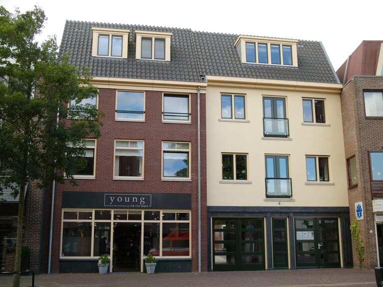 3 appartementen en 1 winkel