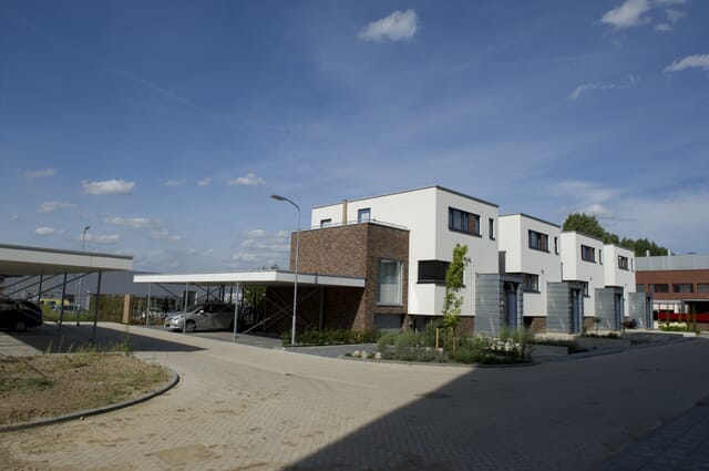 4 geschakelde villa's