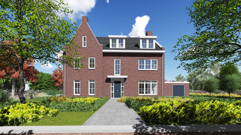 Prefab gebouwde woning in Elst