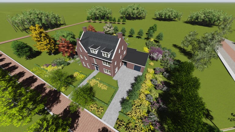 Prefab gebouwde woning in Elst