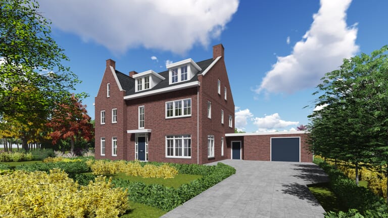 Prefab gebouwde woning in Elst