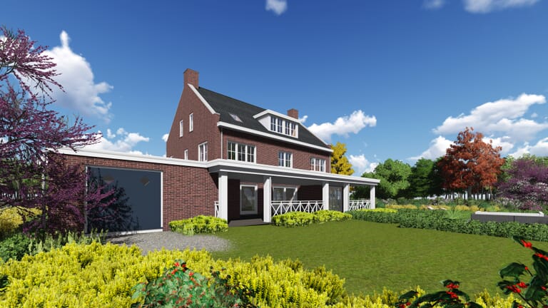 Prefab gebouwde woning in Elst