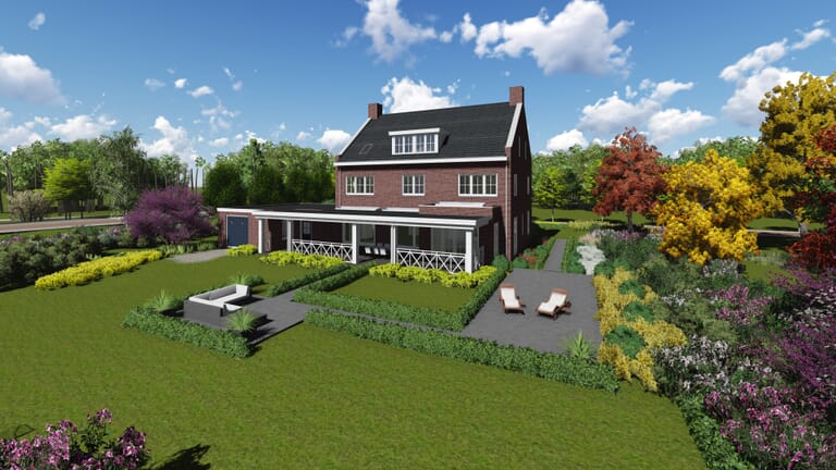 Prefab gebouwde woning in Elst