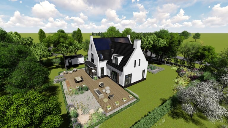 Vrijstaand huis in Wageningen