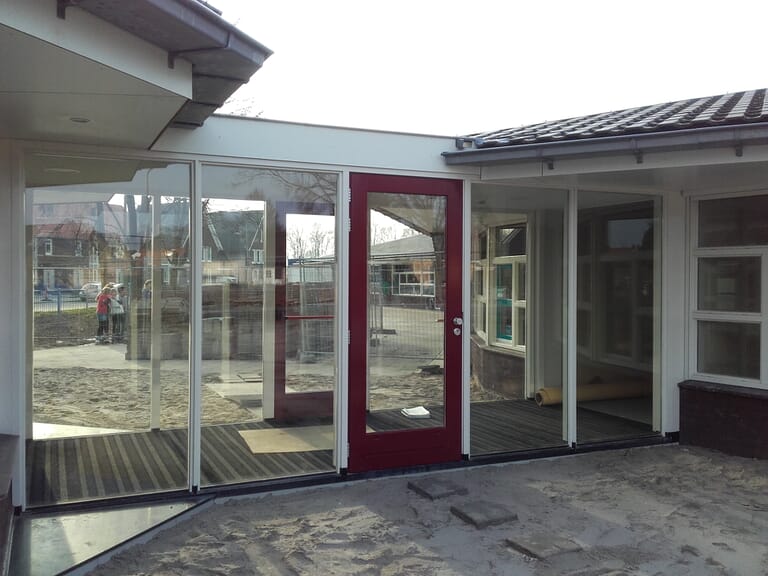 Uitbreiding schoolgebouw in Scherpenzeel