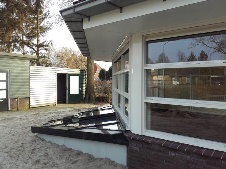 Uitbreiding schoolgebouw in Scherpenzeel