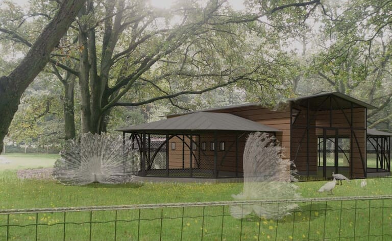 Pauwenverblijf Landgoed Staverden