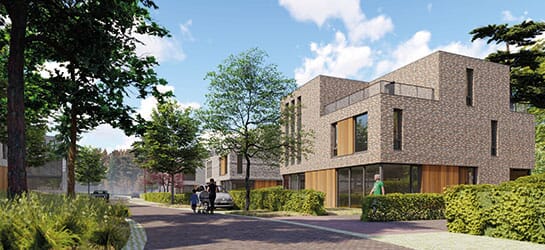 32 woningen Hilversum op het landgoed Monnikenberg