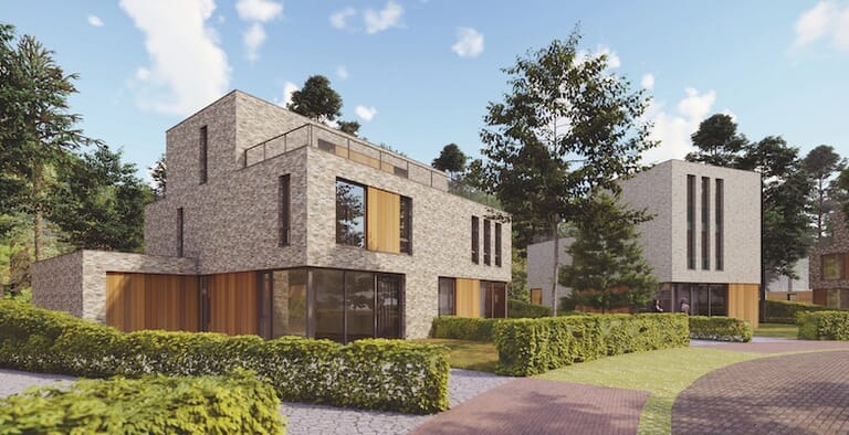 32 woningen Hilversum op het landgoed Monnikenberg