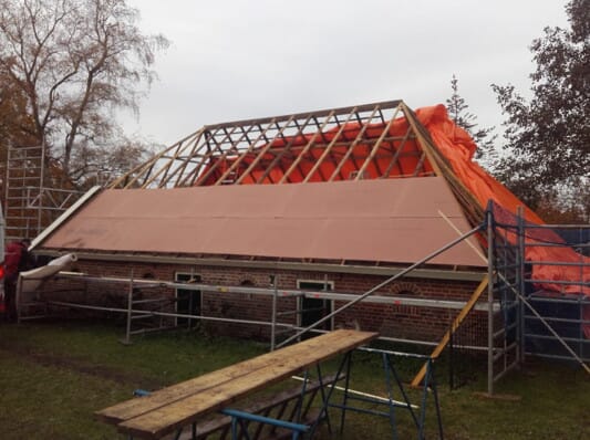 Restauratie Monumentale veeschuur 't Harde