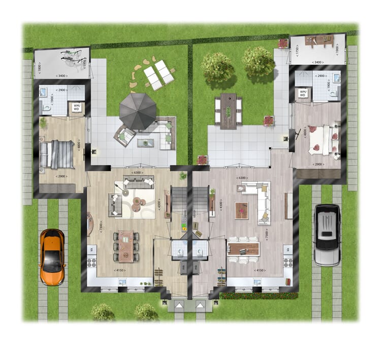 2 levensloopbestendige woningen Achterdorpstraat