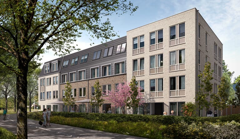 Nieuwbouw woonzorgcentrum Vicus met 51 eenheden met algemene ruimten