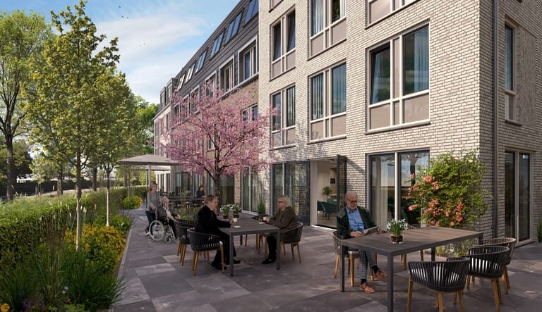 Nieuwbouw woonzorgcentrum Vicus met 51 eenheden met algemene ruimten