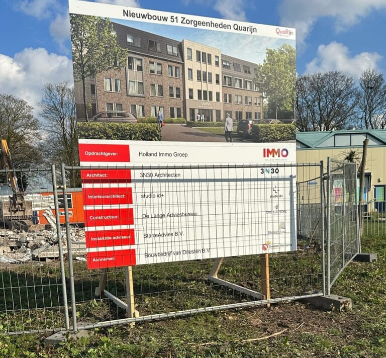 Nieuwbouw woonzorgcentrum Vicus met 51 eenheden met algemene ruimten