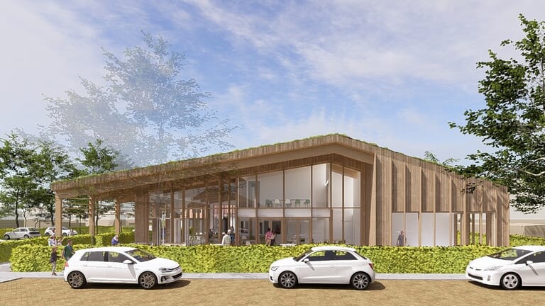 Nieuwbouw Wijkhuis Ede-West met Kinderdagverblijf