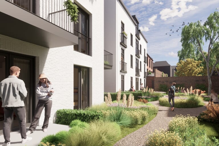 Nieuwbouw 38 appartementen Strosteeg