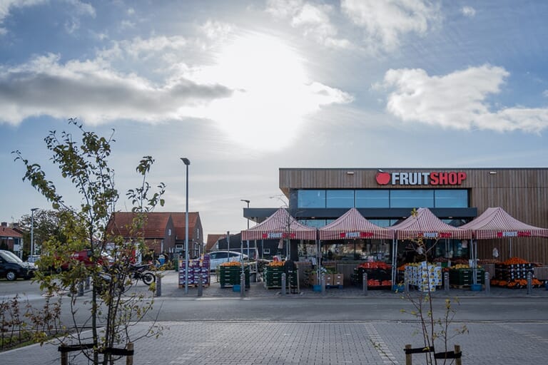 Nieuwbouw Aldi, Action en Fruitshop