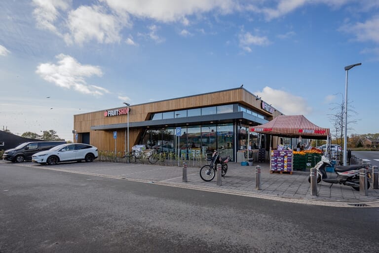 Nieuwbouw Aldi, Action en Fruitshop