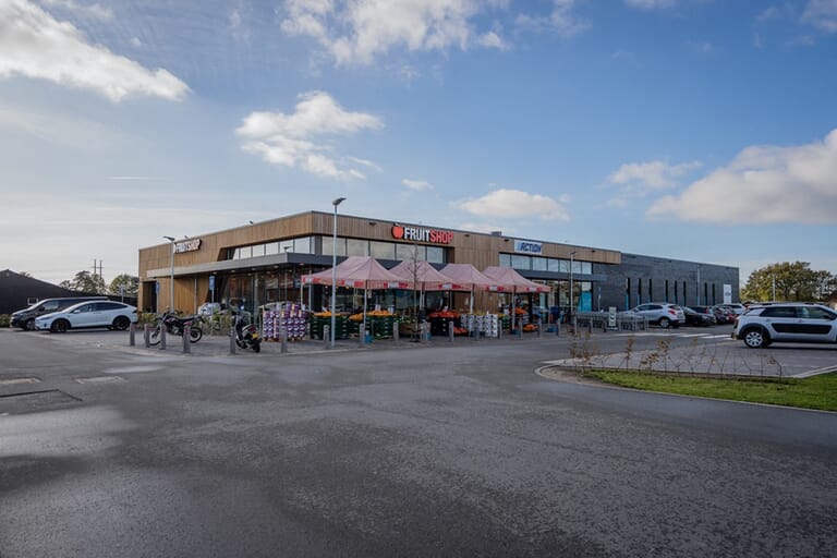 Nieuwbouw Aldi, Action en Fruitshop