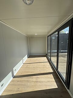 6 meter kantoor unit - luxe uitvoering