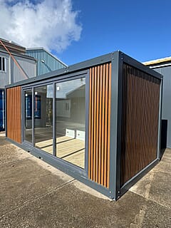 6 meter kantoor unit - luxe uitvoering