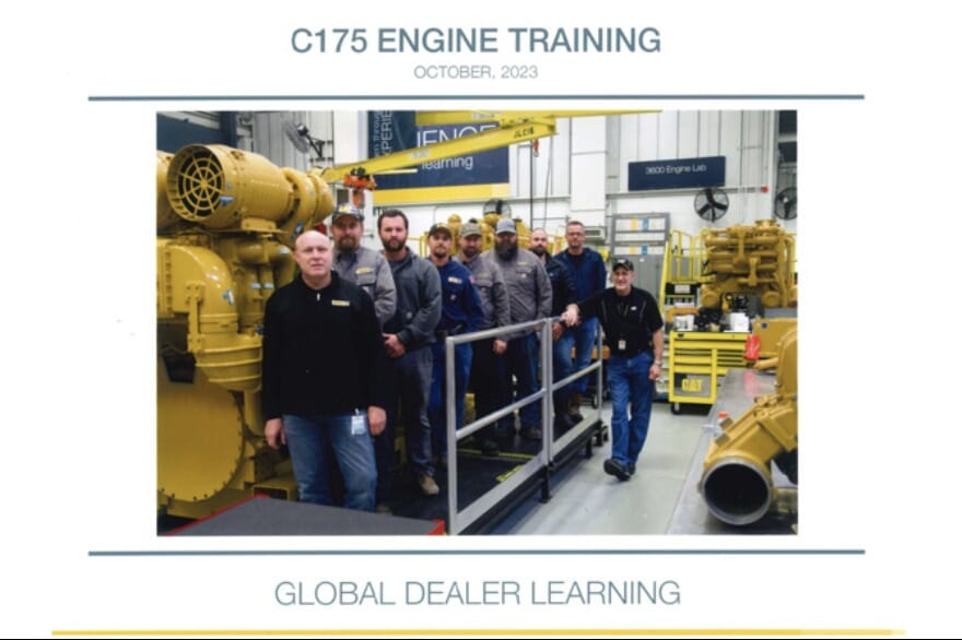 Caterpillar C175 training 8