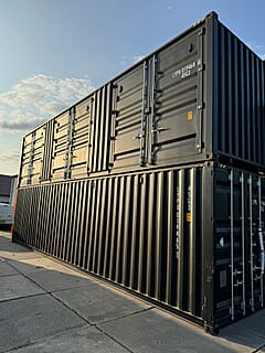Zwarte 40ft Container