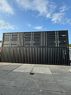 Zwarte 40ft Container