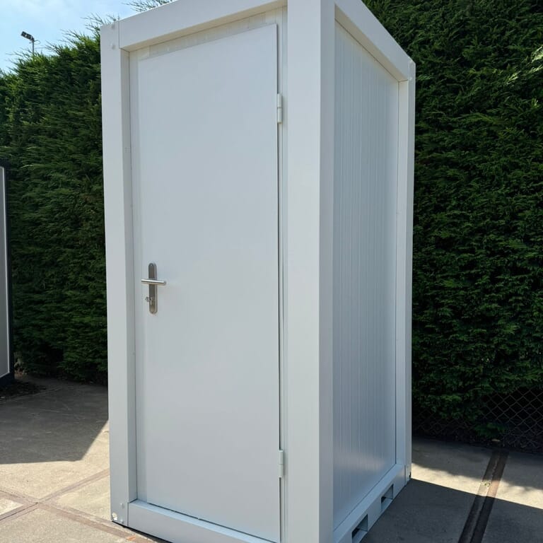 Dienst: Enkele Toilet unit (White)