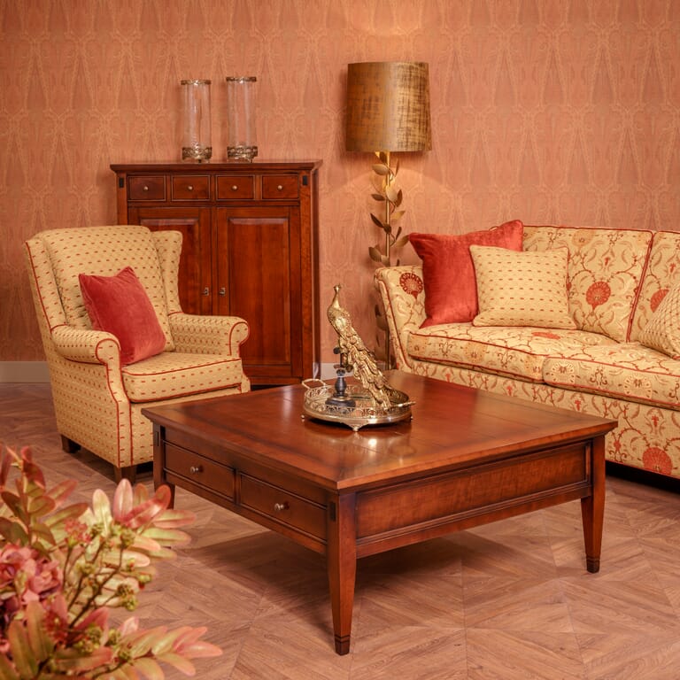 klassieke Engelse oorfauteuil Lotte