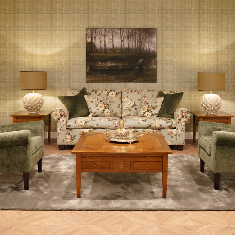 klassieke salontafel kersenhout