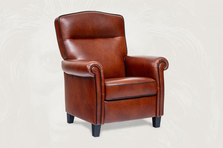 klassieke fauteuil leer